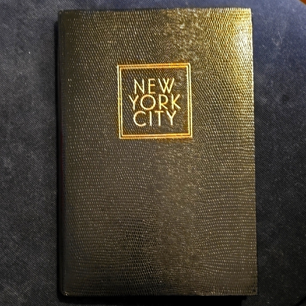 ❤️B2G1 FREE Black Leather Notebook, Sloane StationeryA5 NOTEBOOK, NEW YORK CITY